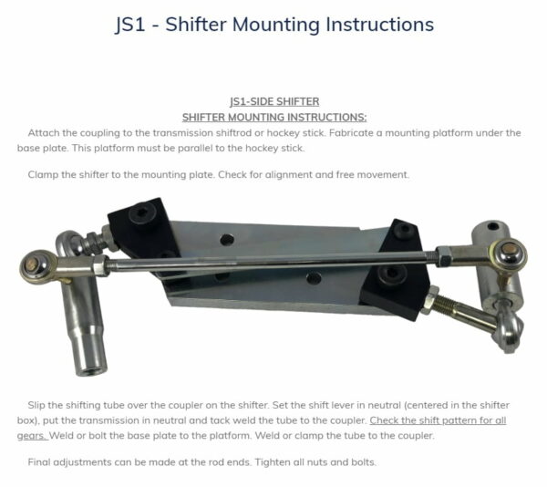 JAMAR SIDE SHIFTER MECHANISM - Image 2