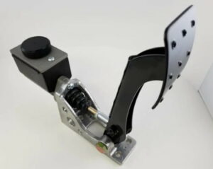 BILLET JAMAR SINGLE PEDAL ASSEMBLY PEDAL ASSEMBLY / 3/4in LARGE MASTER CYL. / BLACK PEDAL / with SLAVE