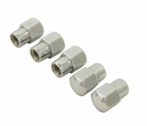 CHROME MAG LUG NUTS 7/16in-20 / SET of 5