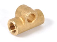BRAKE LINE CONNECTION WITH MOUNTING HOLE - BEETLE 1968-79 / GHIA 1968-74 w/ IRS / EACH