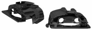 CYLINDER COVERS / DUAL PORT / BLACK / PAIR
