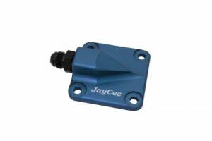 JAYCEE BILLET FULL FLOW OIL PUMP COVER / BLUE