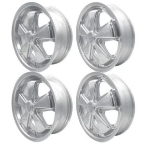 911 POLISHED ALLOY 17in WHEEL SET of 4