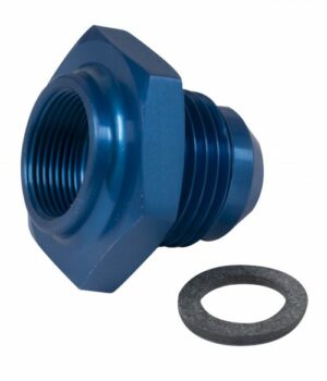 01-JC-4504-0: JAYCEE LOW PROFILE FUEL TANK -10 ADAPTER / BLUE