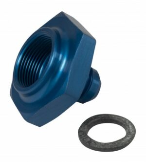 01-JC-4564-0: JAYCEE LOW PROFILE FUEL TANK -6 ADAPTER / BLUE