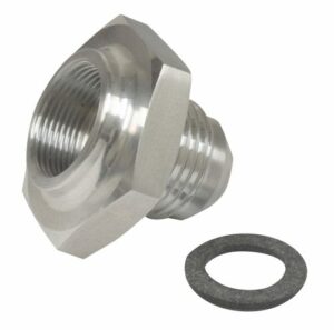 01-JC-4586-0: JAYCEE LOW PROFILE FUEL TANK -8 ADAPTER / SILVER