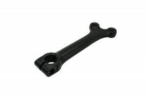 BLACK PITMAN STEERING ARM / SMALL SHAFT (LATE) / SMALL TIE ROD END