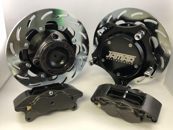 JAMAR PRO X 934 MICRO STUB REAR DISC BRAKE KIT 4 PISTON CALIPERS WITH 4340 934 STUB