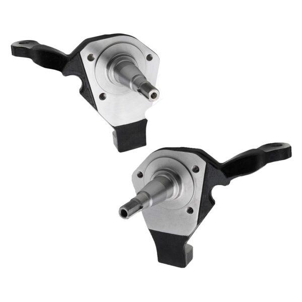 Part Number 01-22-3975-0: EMPI VW FORGED 2.5in DROP SPINDLE SET / BALL JOINT / DRUM BRAKE / TYPE-1 BEETLE 1966 THRU 1977