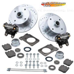 Part Number 01-22-6150-B: WILWOOD SUPER BEETLE DISC BRAKE CONVERSION KIT / 4 X 130 / BLACK