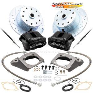 Part Number 01-22-6154-B: WILWOOD VW REAR DISC BRAKE KIT