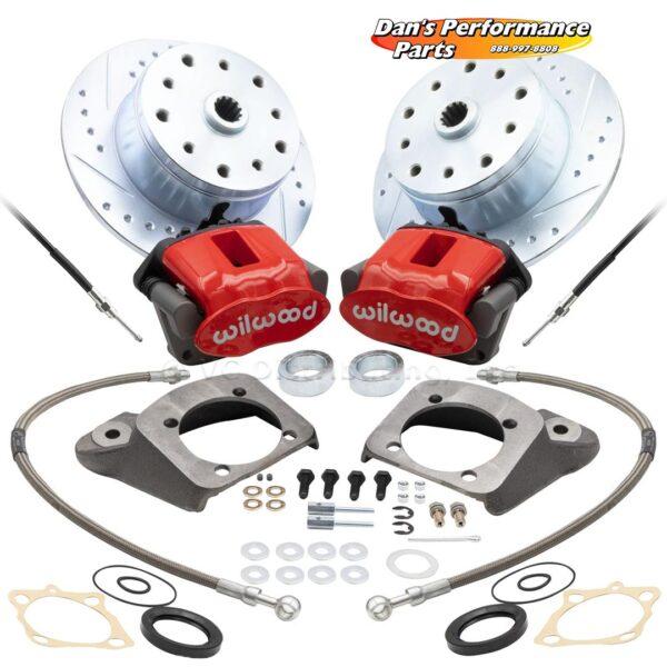 Part Number 01-22-6155-R: WILWOOD VW REAR DISC BRAKE KIT