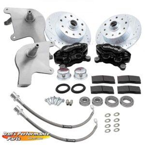 Part Number 01-22-6160-B: WILWOOD VW 4 PISTON CALIPER BRAKE KIT