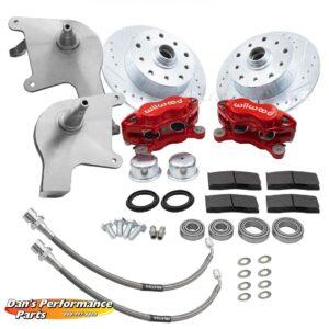 Part Number 01-22-6160-R: WILWOOD VW 4 PISTON CALIPER BRAKE KIT