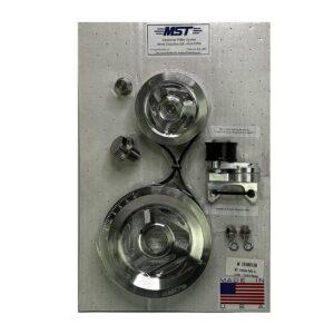 MST EXCALIBUR SERPENTINE PULLEY SYSTEM / POLISHED ALUMINUM