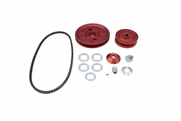 EMPI ALUMINUM PULLEY KIT / COLOR MATCHED / RED - Image 3