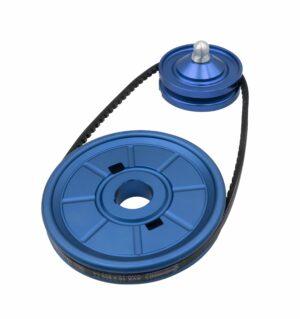 Part Number 01-16-1128-0: EMPI ALUMINUM PULLEY KIT / COLOR MATCHED / BLUE