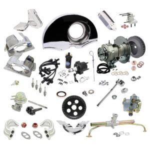 Part Number DPP-AK1776C-ND: 1600-1776 LONG BLOCK ENGINE ACCESSORY KIT WITH HEI / CHROME / NO DUCTS