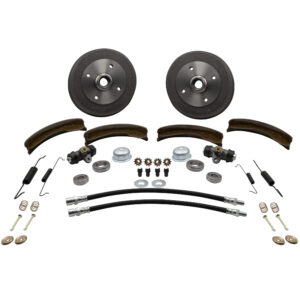 Part Number 01-22-4006-0: EMPI FRONT DRUM BRAKE KIT / SUPER BEETLE 1971-77