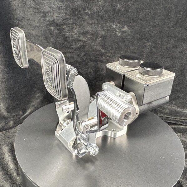 Part Number 03-JBP5000TX : BILLET JAMAR BUGGY PEDAL ASSEMBLY FOR 4 WHEEL DISC BRAKE / w/ ROLLER THROTTLE & SLAVE CYL.