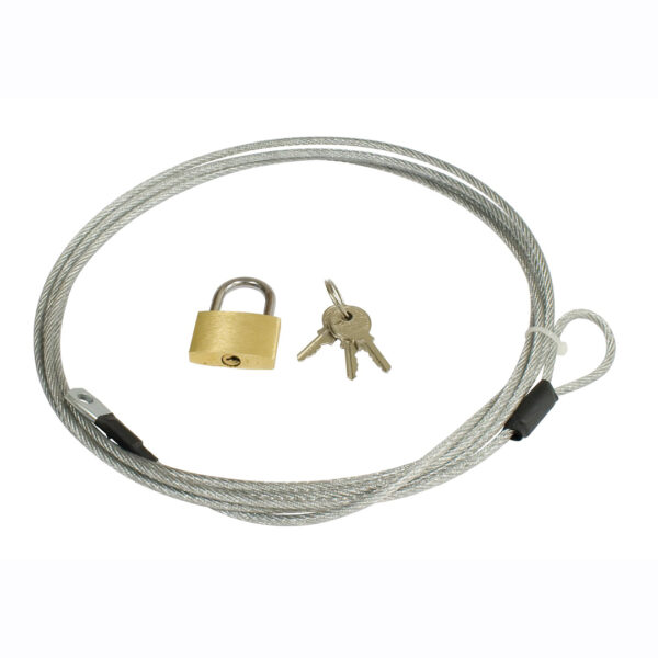 Part Number 15-6415-0:  LOCK and CABLE for EMPI CAR COVERS / Each