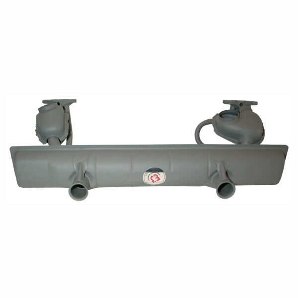 Part Number 01-JP-8190-0: STOCK VW MUFFLER WITH EGR / TYPE-1 1973-79 / US SPEC