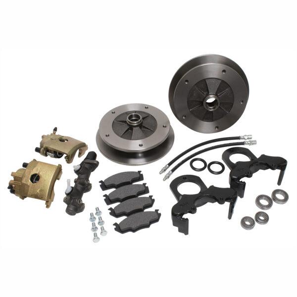 Part Number PK1969-5: VW CHASSIS REBUILD KIT IN A BOX KIT / for 1969-1977 STANDARD BALL-JOINT / I.R.S CHASSIS / KIT COMES WITH WIDE 5 BRAKES. Not for Super Beetle
