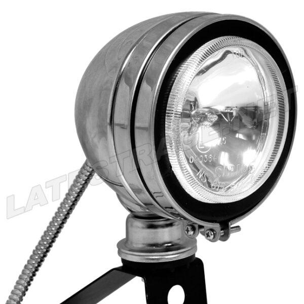 Part Number 14-941521F: OFF-ROAD LIGHT /FLOOD / 55 WATT BULB / 6in / CHROME / EACH