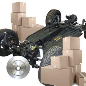 Part Number DPP-PK1966-4: VW CHASSIS REBUILD KIT IN A BOX KIT / for 1965-1967 STANDARD BALL-JOINT/ SWING AXLE CHASSIS / KIT COMES WITH 4 X 130mm BRAKES