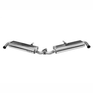 Part Number 01-B2-5580-S: BUGPACK DUAL QUIET PACK MUFFLER FOR MERGED HEADER