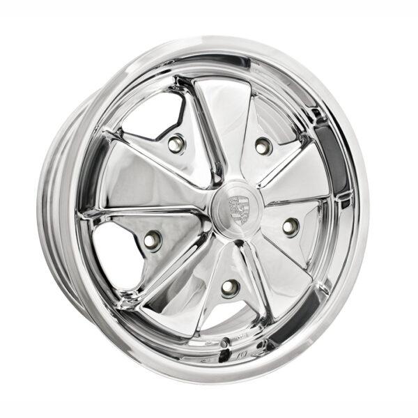 Part Number 01-10-1109-0: 911 STYLE ALLOY CHROME WHEEL / 15 X 4.5 / 5 X 205