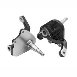 Part Number 01-22-3845-0: EMPI VW FORGED 2.5in DROP SPINDLE SET / KING & LINK PIN / DISC BRAKE / 2 PISTON CALIPER / TYPE-1 BUG 1949 THRU 1965