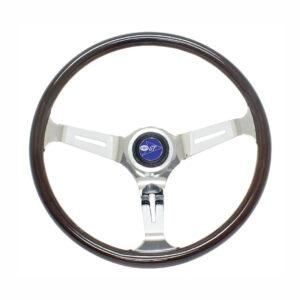 Part Number 01-79-4022-0: EMPI CLASSIC DARK WOOD STEERING WHEEL KIT