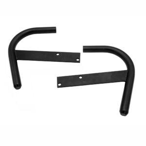 Part Number 01-00-3106-0: BLACK POWDER COATED STEEL TUBE NERF BARS / TYPE 1 1968-73 / PAIR