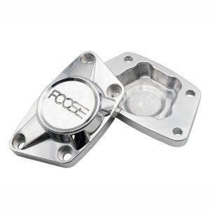 Part Number 01-17-8897-0: EMPI X FOOSE BILLET SPRING PLATE CAP / POLISHED FINISH / PAIR
