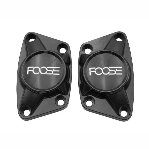 Part Number 01-17-8898-0: EMPI X FOOSE BILLET SPRING PLATE CAP / BLACK ANODIZED FINISH / PAIR