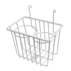 Part Number 01-18-1069-0: WIRE BASKET CUP HOLDER / TYPE 2 1955-67 / WHITE