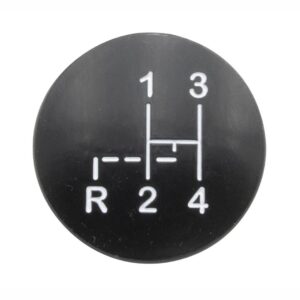 Part Number 01-00-4686-B: SHIFTER KNOB BADGE / SHIFT PATTERN
