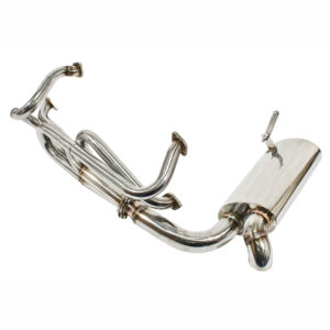 Part Number 01-00-3255-0: STAINLESS STEEL SIDEFLOW MERGED EXHAUST SYSTEM / WITH S/S MUFFLER AND FLANGES