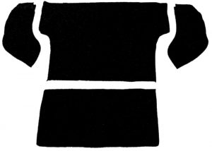 EMPI 3075 : CARPET KIT 54-77 4PC. BLACK 