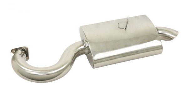 EMPI 3703 : PHATBOY MERGED MUFFLER/STAINLESS STEEL