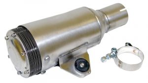 EMPI 3737 : 10in MUFFLER/SPARK/ARRESTOR WITH MOUNT 