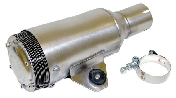 EMPI 3737 : 10in MUFFLER/SPARK/ARRESTOR WITH MOUNT