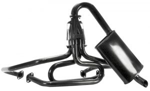 EMPI 3745 : 1 1/2in COMPETITION EXHAUST/TURBO MUFFLER/BLACK 