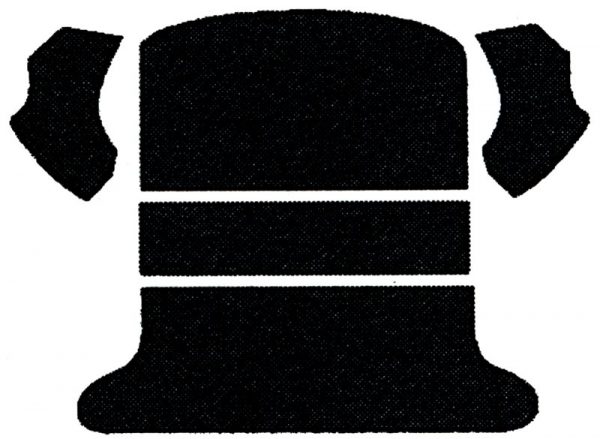 EMPI 3915 : CARPET KIT 65-72 5PC. BLACK