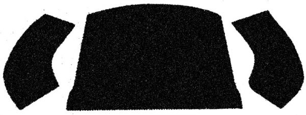 EMPI 3997 : CARPET KIT 56-72 3PC. BLACK