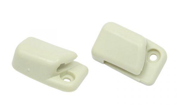 EMPI 4427 : LATE VISOR MOUNTING CLIPS IVORY / PAIR