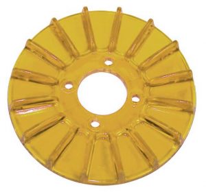 EMPI 8928 : GENERATOR PULLEY COVER / GOLD 