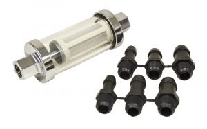 EMPI 9104 : IN LINE FUEL FILTER 1/4in 
