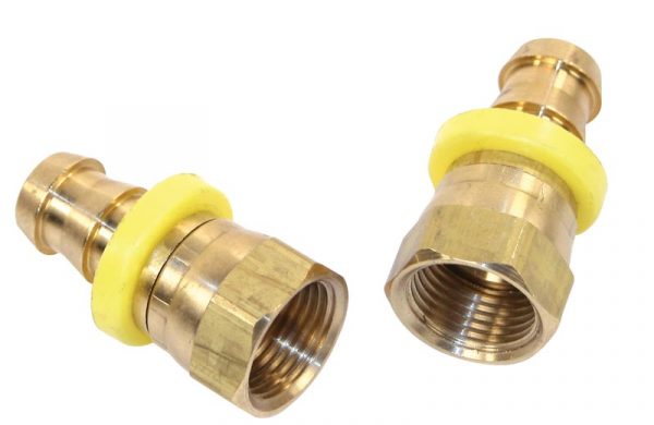 EMPI 9288 : 1/2in FEMALE SWIVEL X 1/2in HOSE BARB (2) 